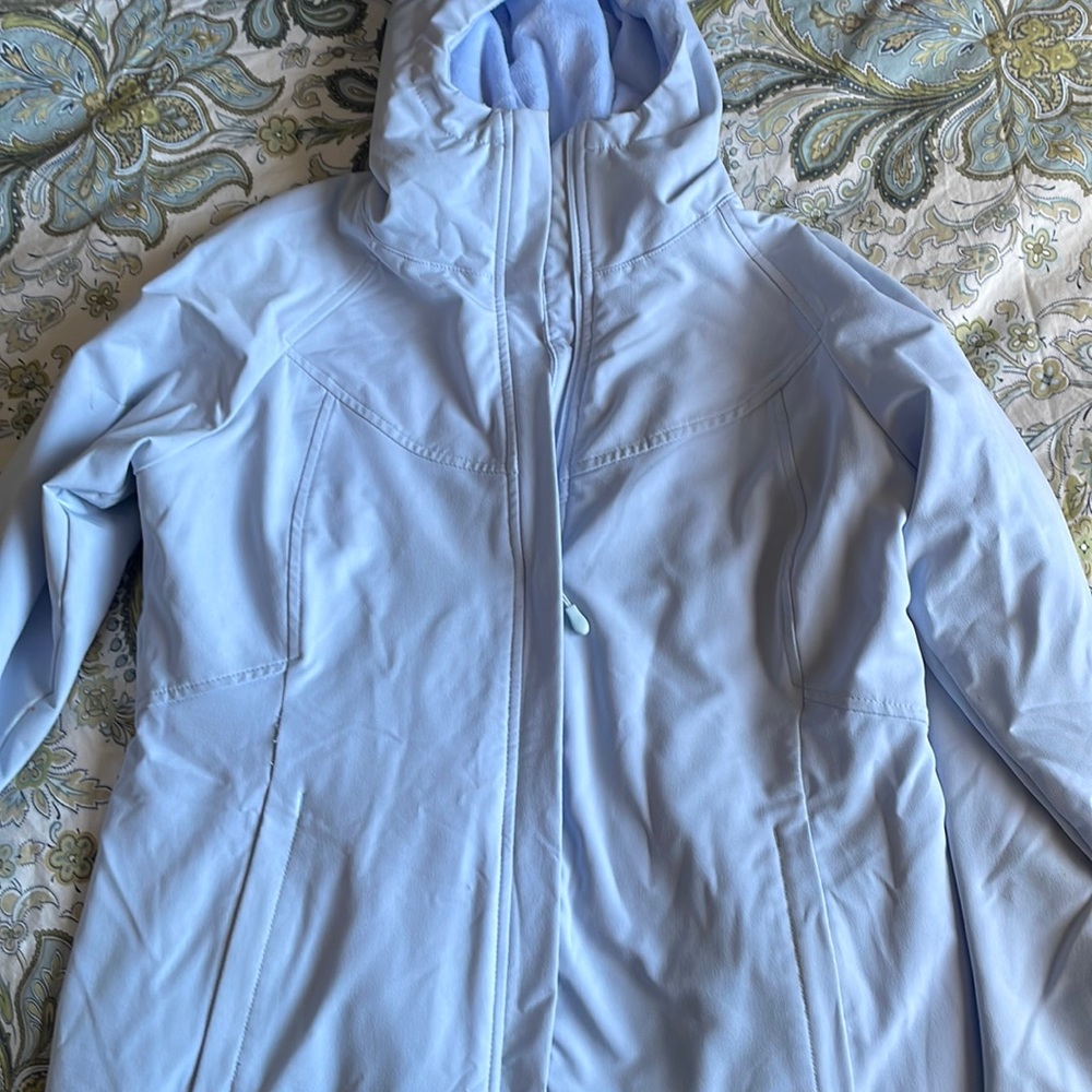 Blue winter jacket